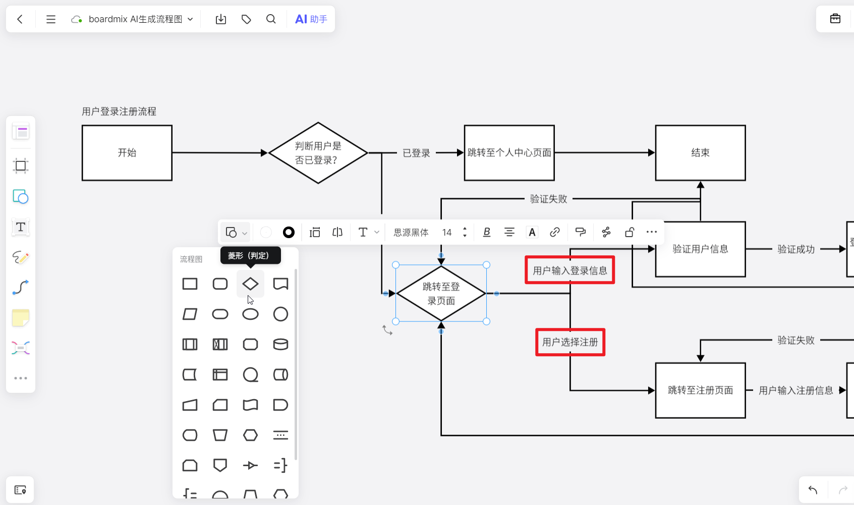 AI画流程图软件！一句话快速生成流程图，解放双手！ - 知乎
