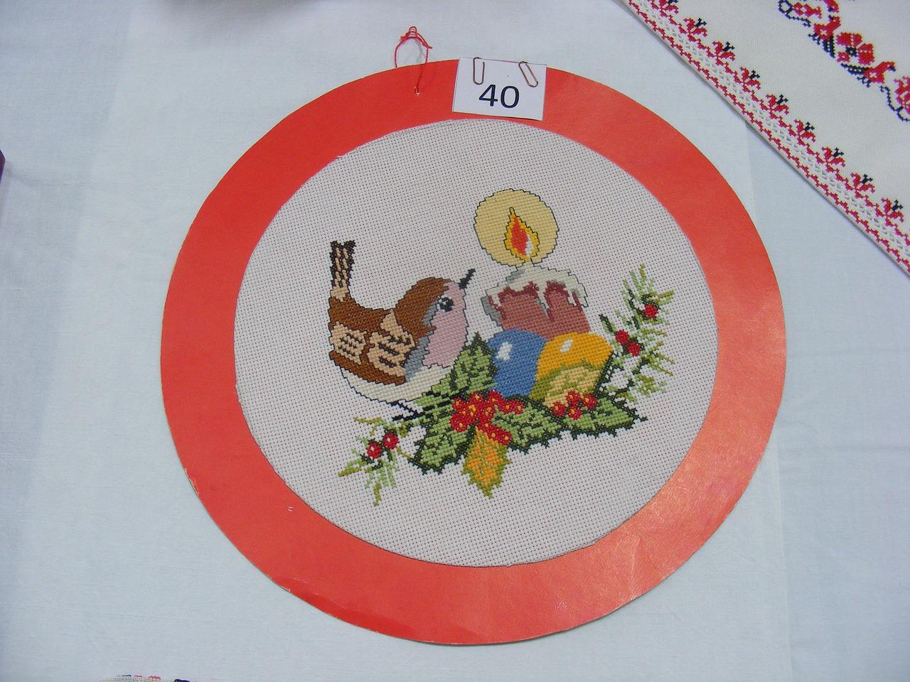 十字绣结尾怎么收针