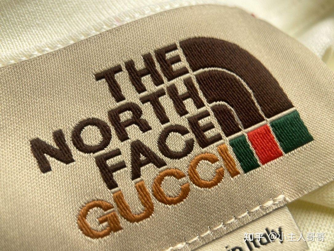 北面gucci联名logo图片