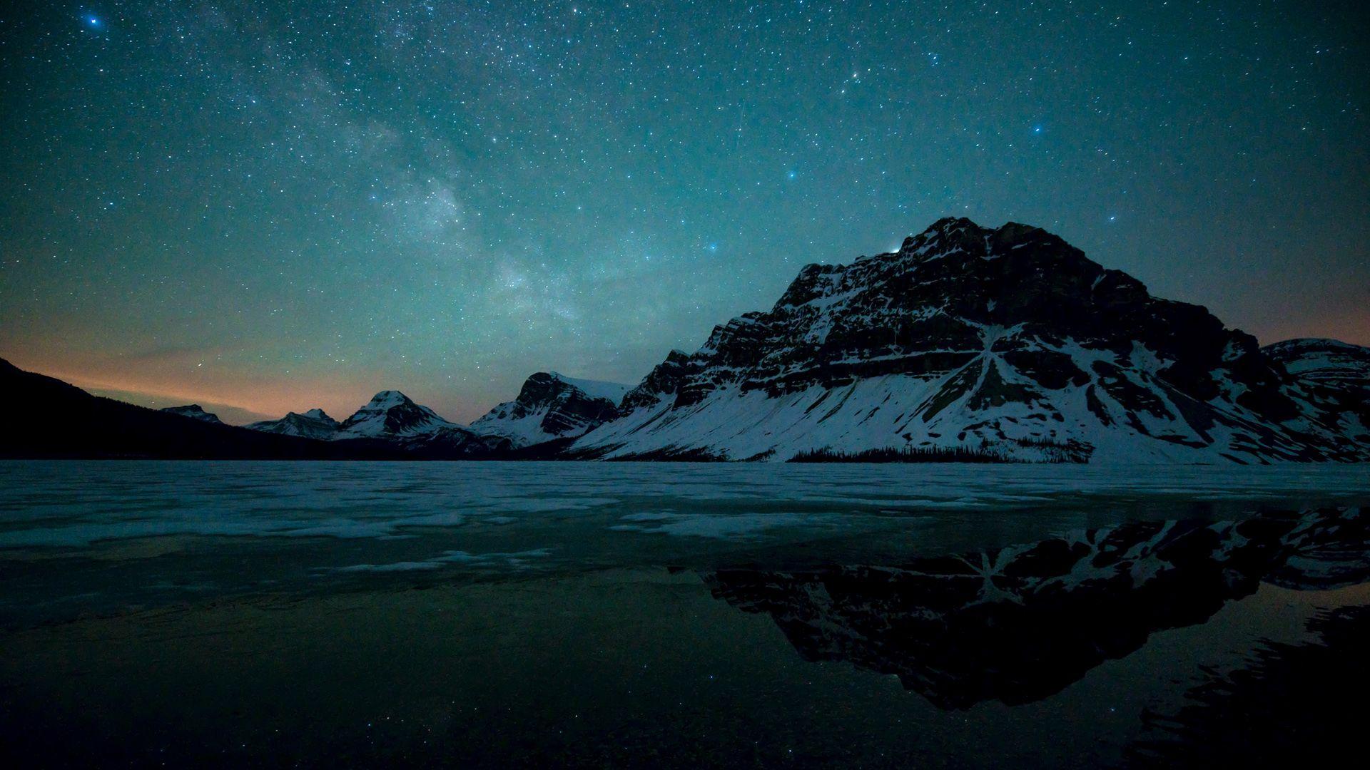 有没有什么平板用的大山星空壁纸