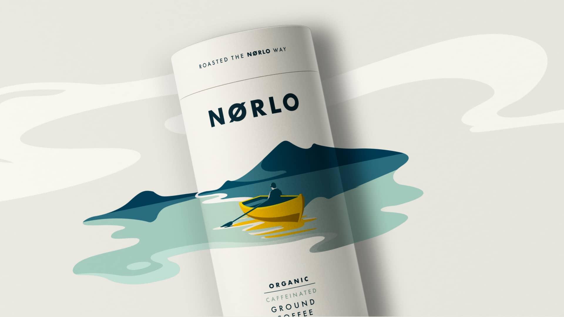 norlo北欧风格咖啡包装设计