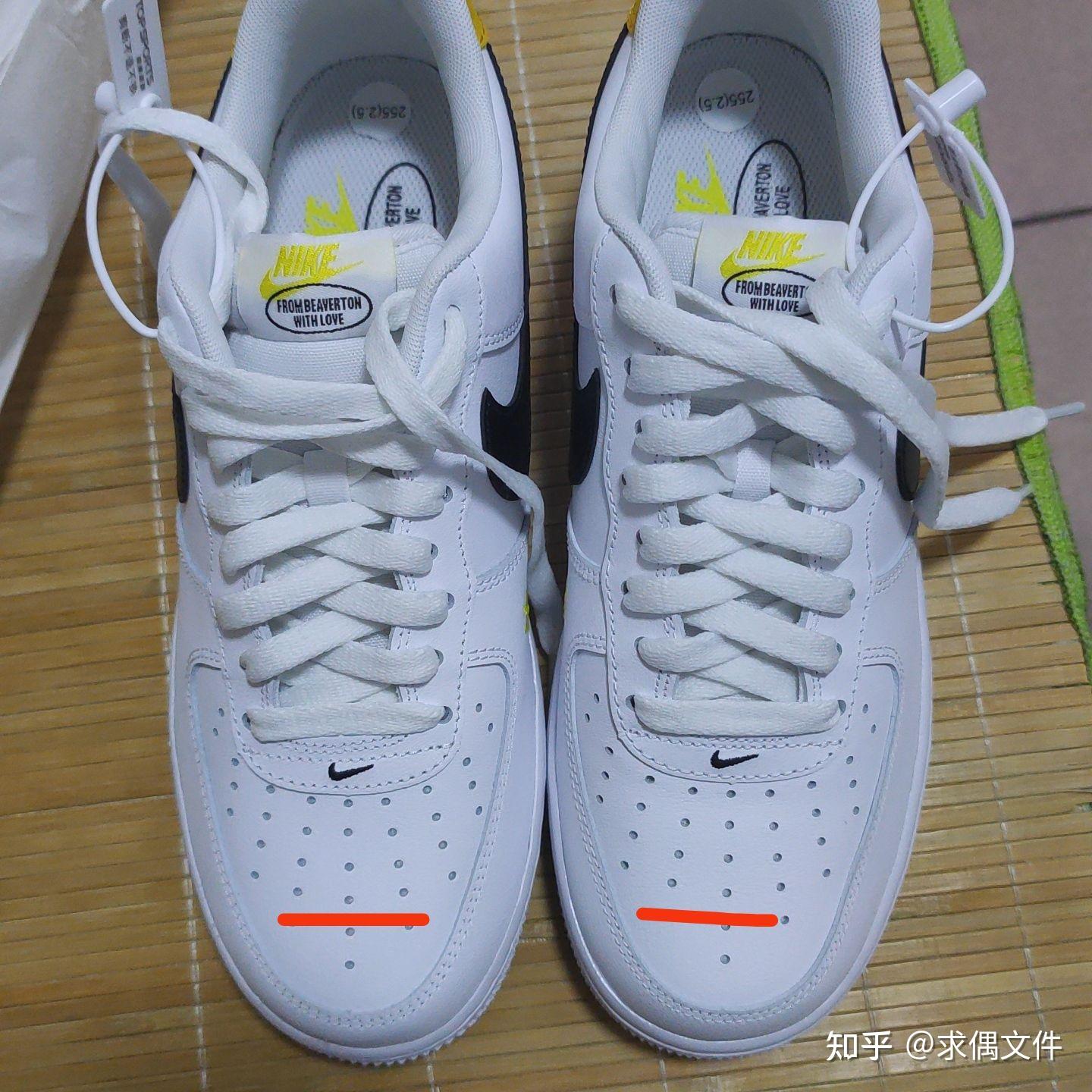 耐克空军一号鞋头凹陷? - 知乎