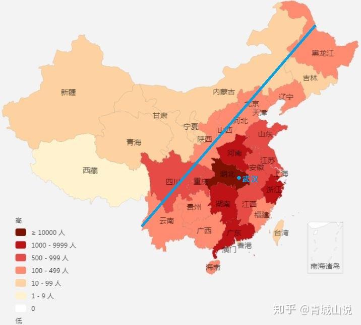 疫情与胡焕庸线灾难与繁华的交融共生