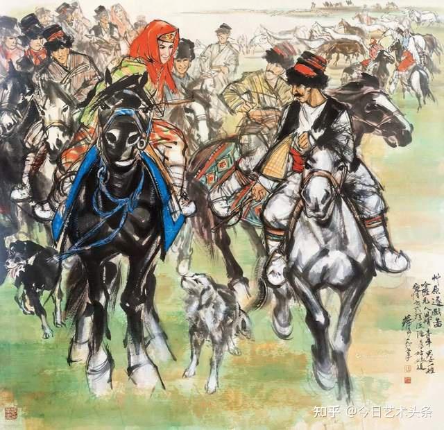 画家黄胄2024年成交最贵的十幅国画作品 - 知乎