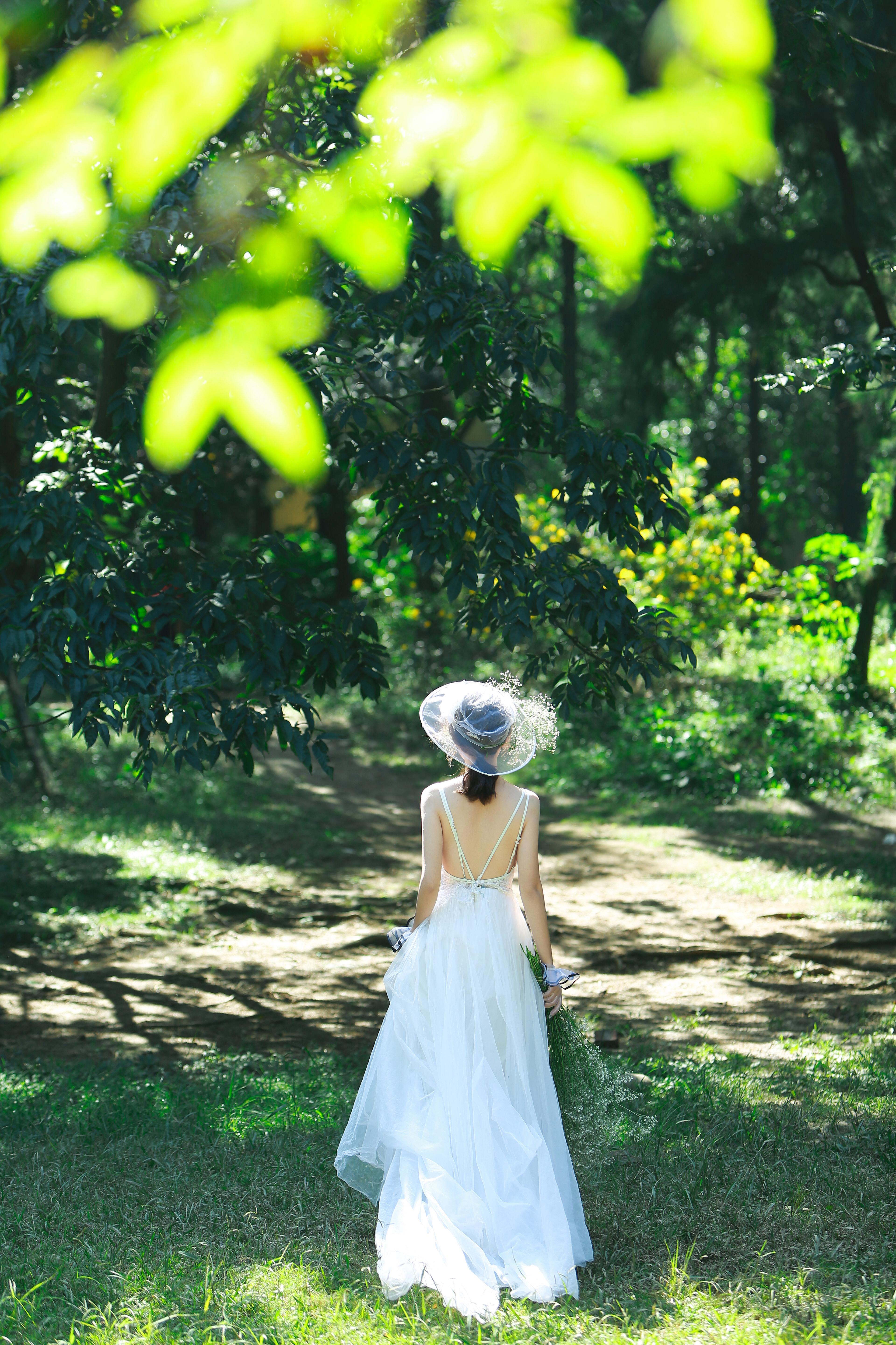 森林的仙女森系新娘照一大波成都婚纱照