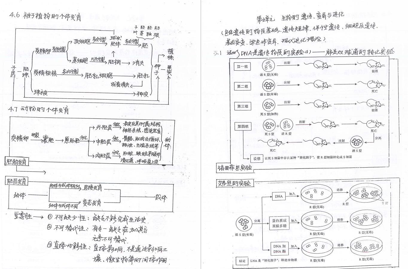 理科状元手写生物笔记 一共76页 比教材都全 照搬也能答满分 知乎