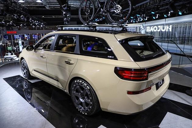 2021上海车展实拍新宝骏valli改装车旅行车玩儿出新花样