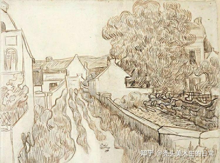 来自梵高的速写