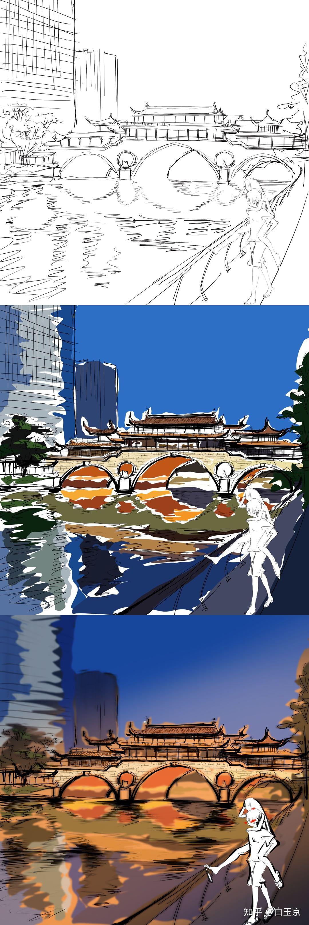 挑战100天建筑物插画练习 第4天