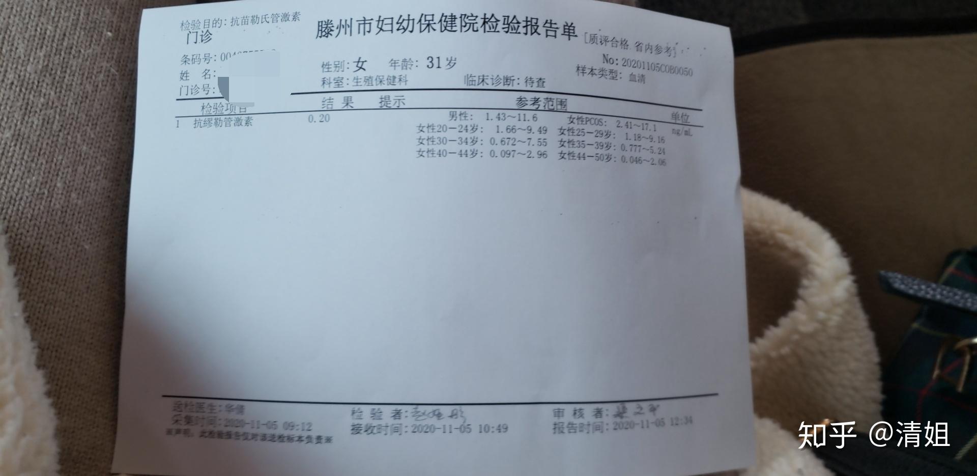 卵巢早衰amh02提高到058,顺利测出怀孕!