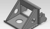 工程机械大功率电源柜柜体钣金结构3d图纸solidworks设计