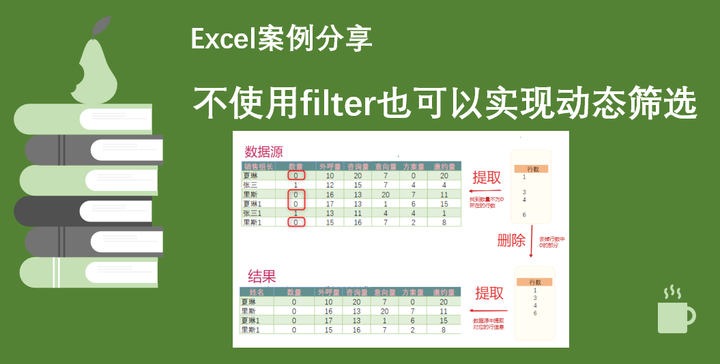 Excel-案例分享-不使用filter也能实现动态筛选 - 知乎