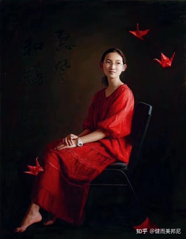 女画家安静,她创作的少女时代油画青春唯美,引领中国少年强