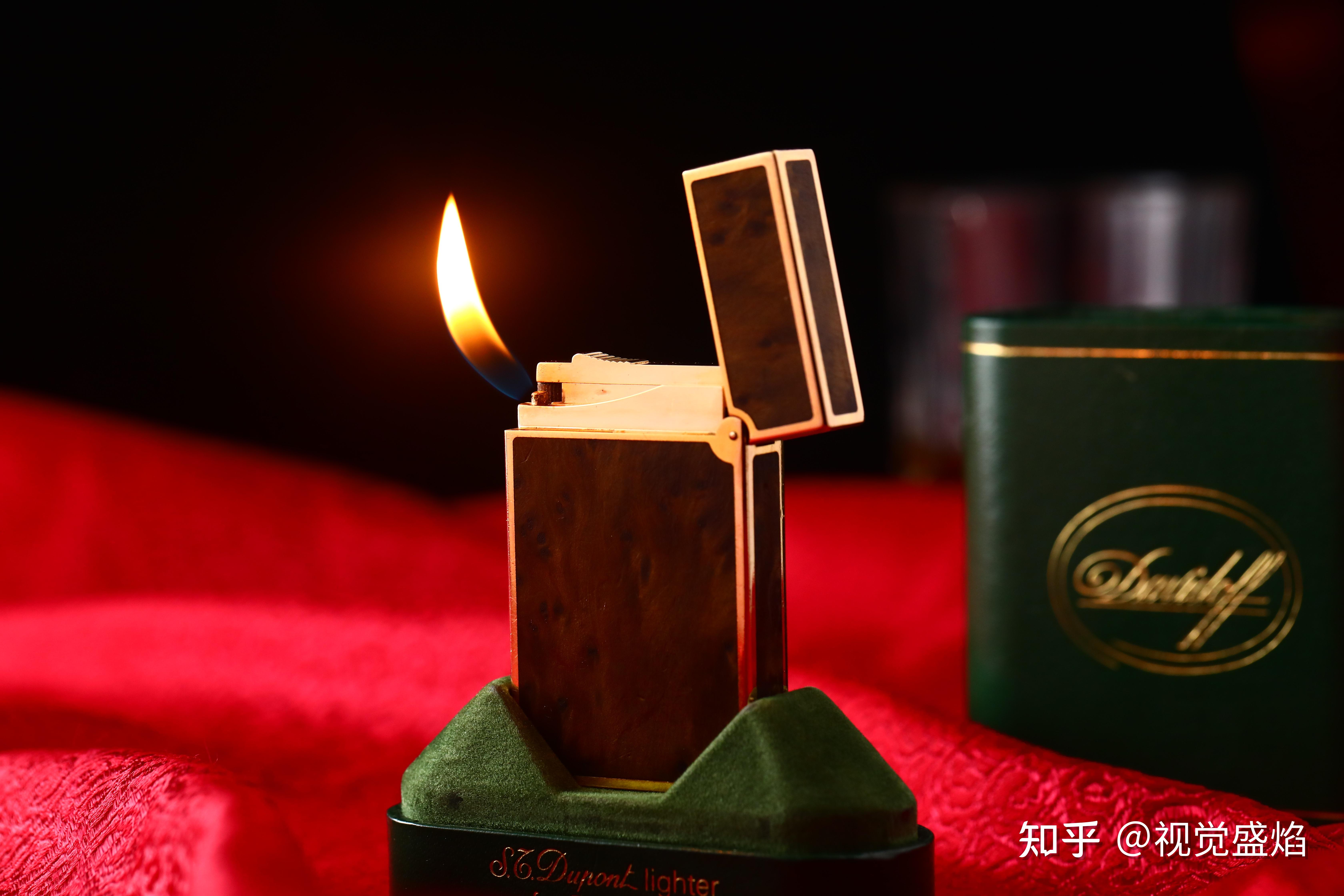 t.dupont都彭&davidoff大卫杜夫合作款气体斜火烟斗打火机