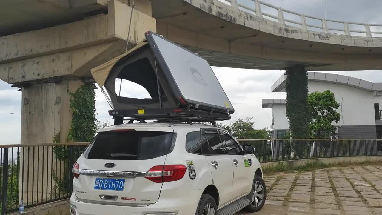 如果有一款車頂帳篷不用安裝行李架,替換原車頂,可從車內直接進入帳篷