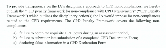 IA CPD Requirements and Penalty framework 持续教育要求&处罚框架 - 知乎