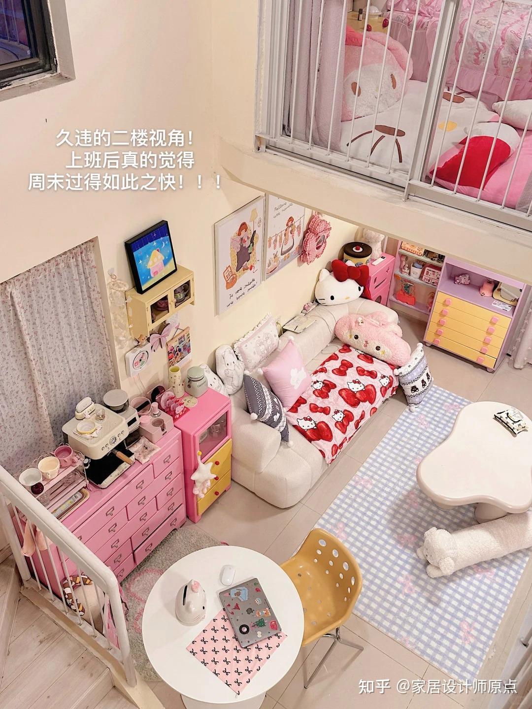 广东一小姑娘的家火了，60m²，布置得满满当当，那叫一个壮观！ - 知乎