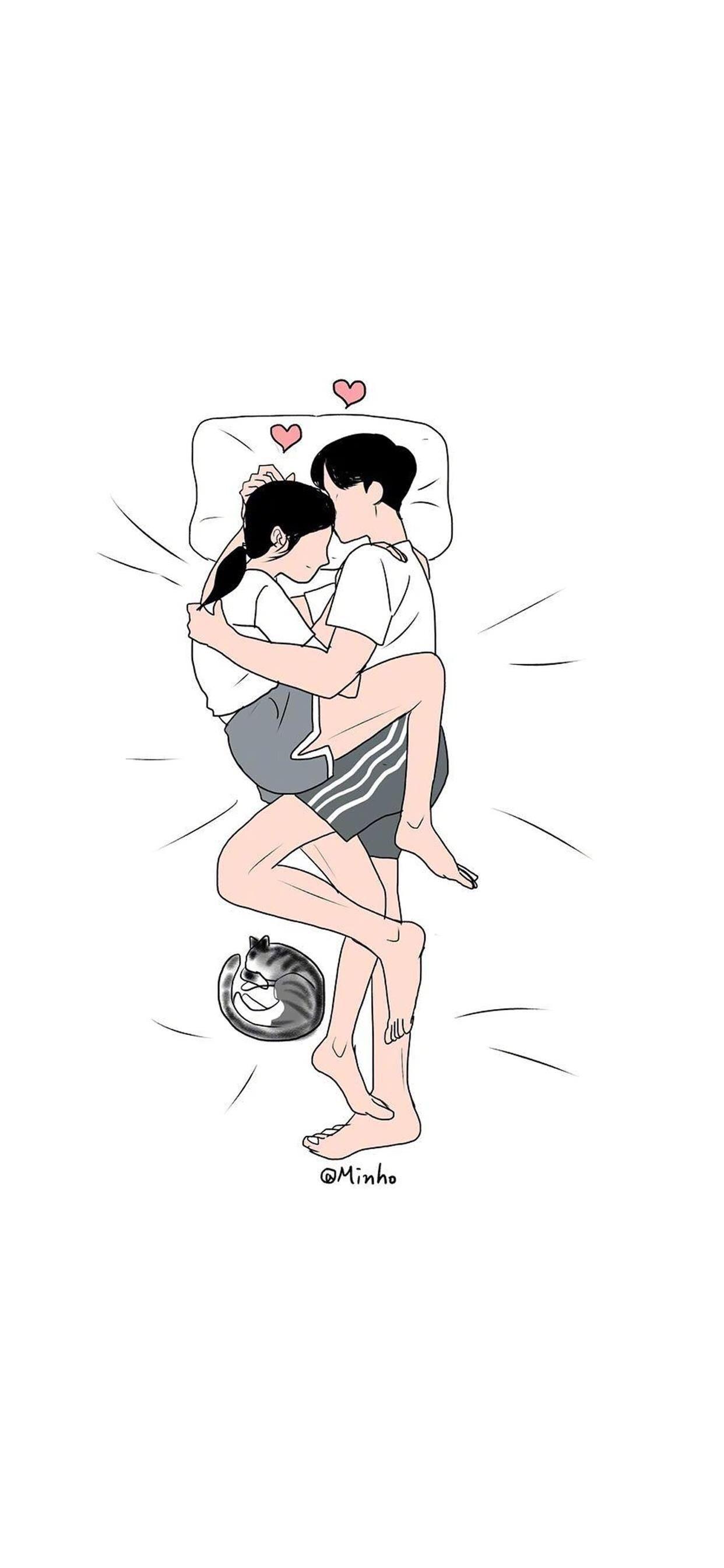 高清全面屏壁纸来啦,情侣篇