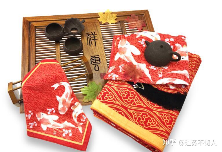 延禧攻略里娘娘们的印花毛巾pick