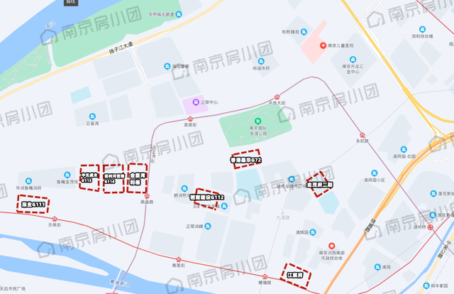 (8)河西金茂府二期(7)香港嘉华g72(6)江宸府(银城g72)(5)金基中北g115