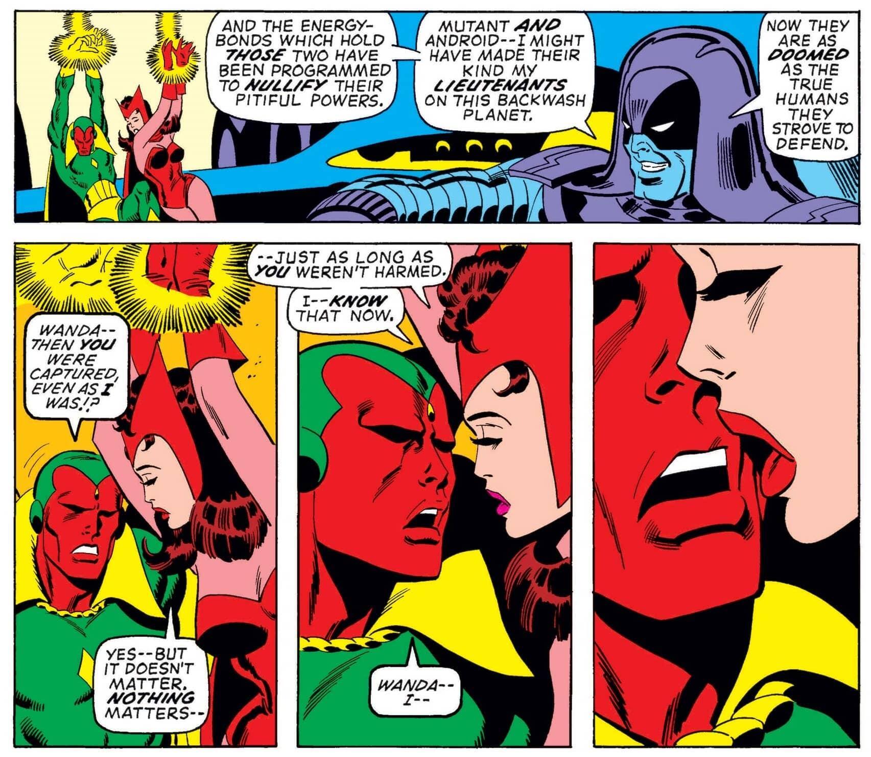 旺达幻视的漫画罗曼史相知相恋组成家庭却又最终分道扬镳