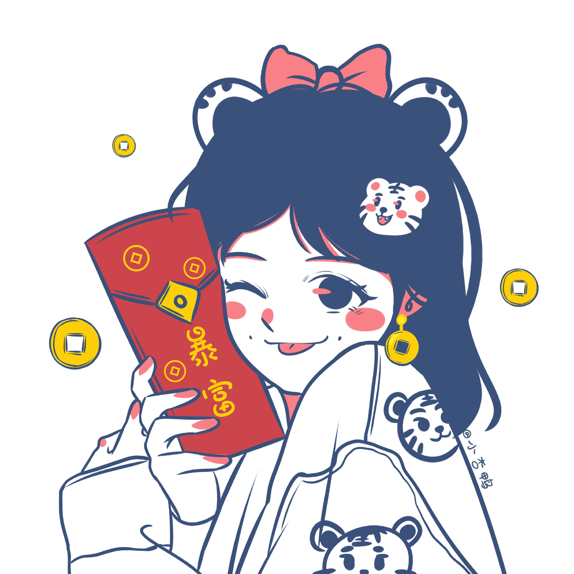有哪些喜庆的壁纸或头像 适合过年的内种? - 知乎