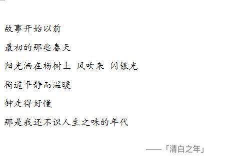 如何评价朴树清白之年的歌词