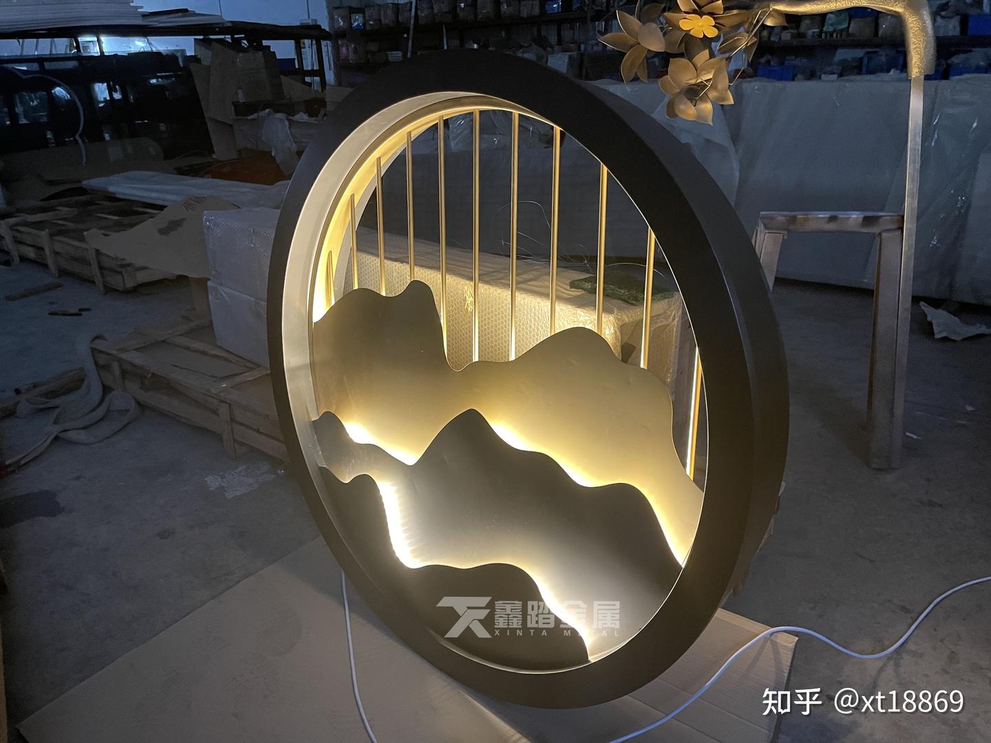 户外背景墙爆款山峦造型不锈钢屏风 - 知乎
