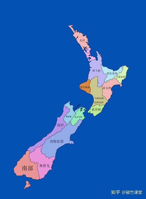新西兰地图简笔画图片