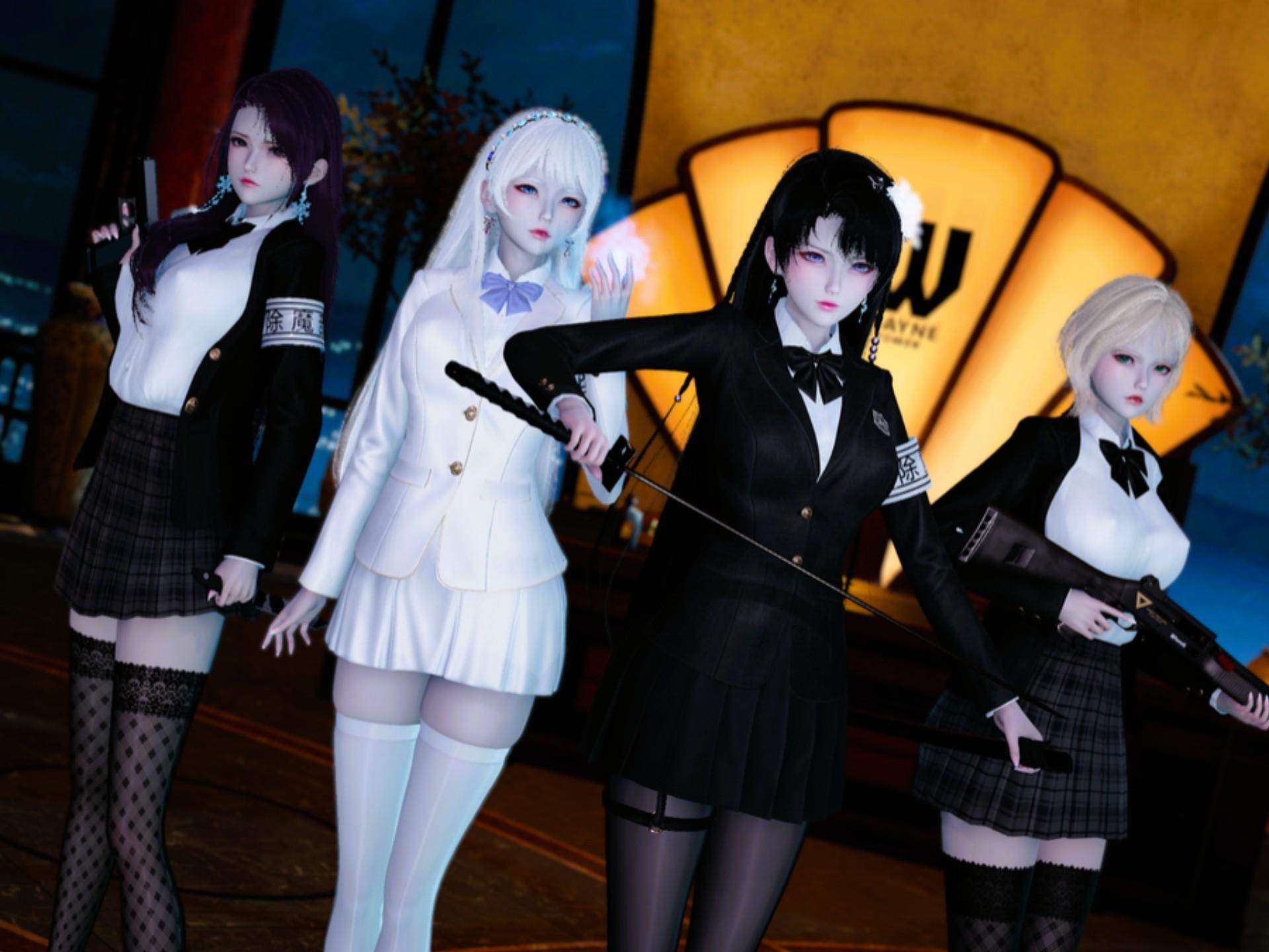 Lilish 白丝学姐 人物捏脸展示