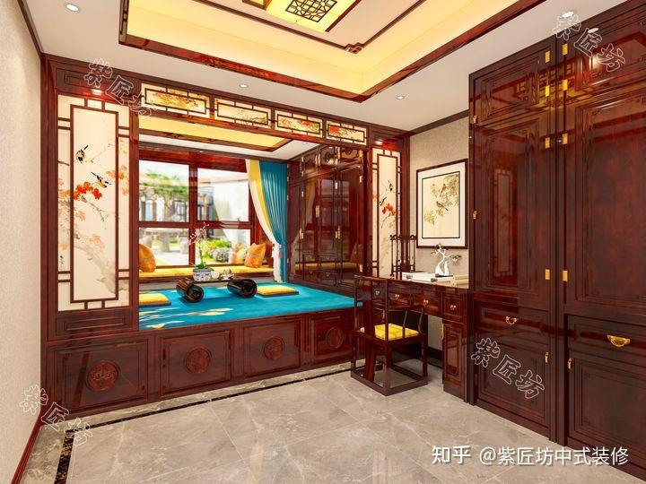 石家庄中式装修丨400㎡中式别墅设计，打造极具东方韵味的中式豪宅 - 知乎