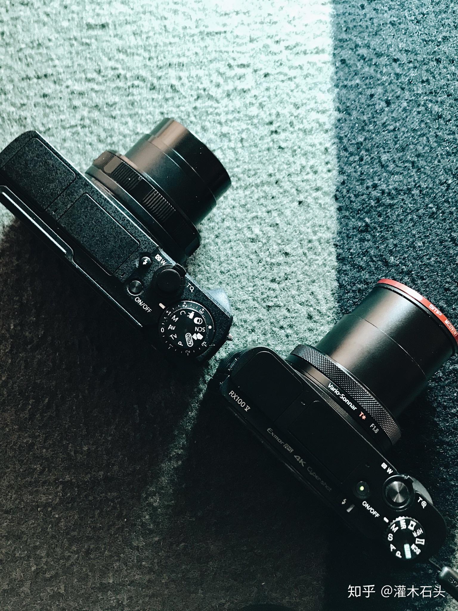 索尼黑卡5a和佳能g5xmarkiig5x2