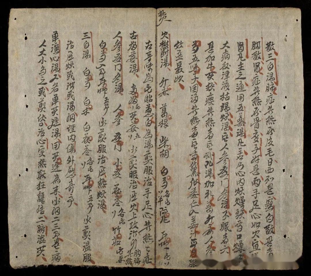 中医古籍《家传医方》手抄本