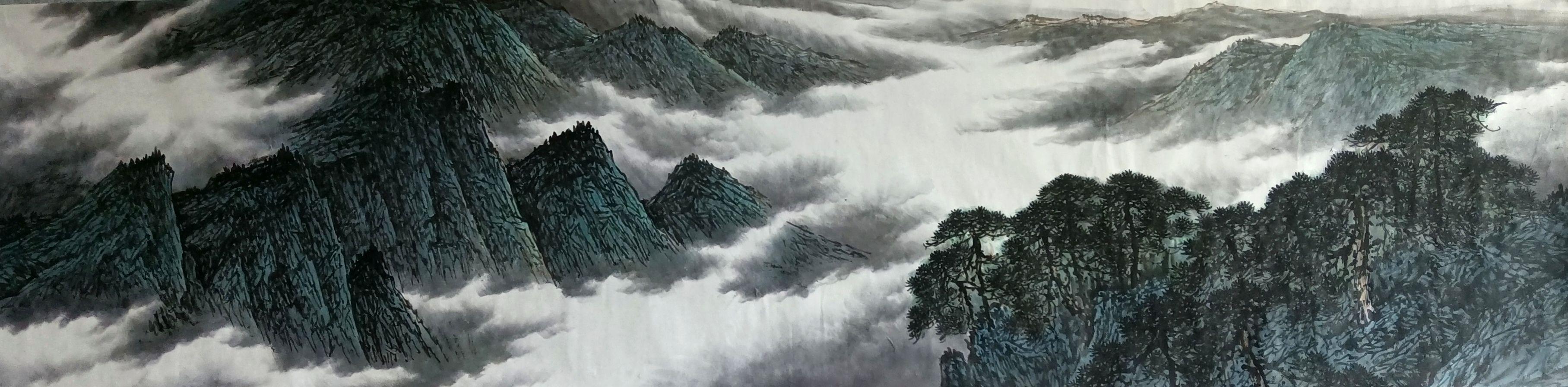 天地存大美王敬生山水画作品赏析之一