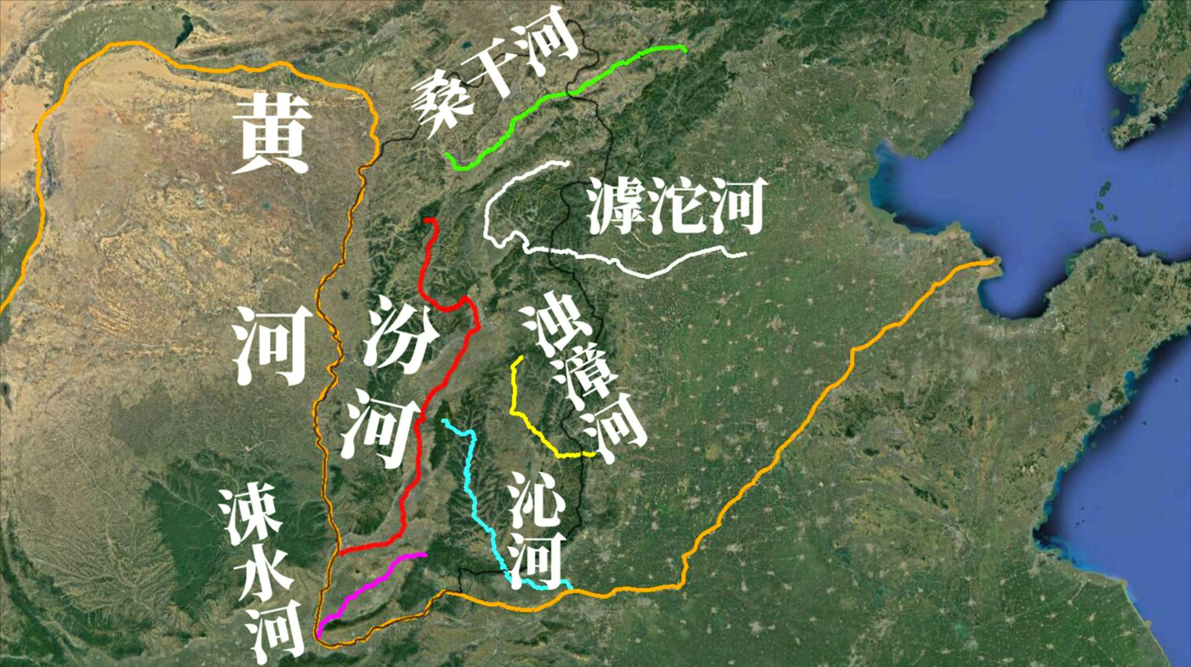 山西八大河流图片