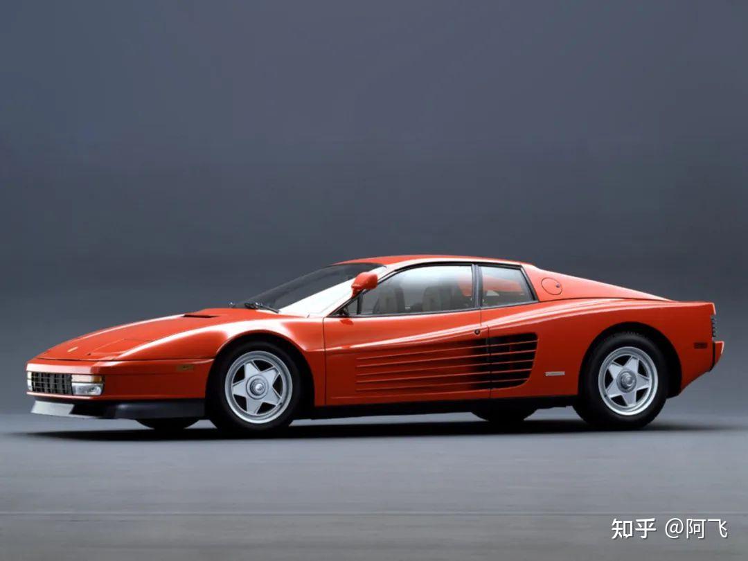 红色的常见棕色的你见过吗稀有配色的1988年法拉利testarossa