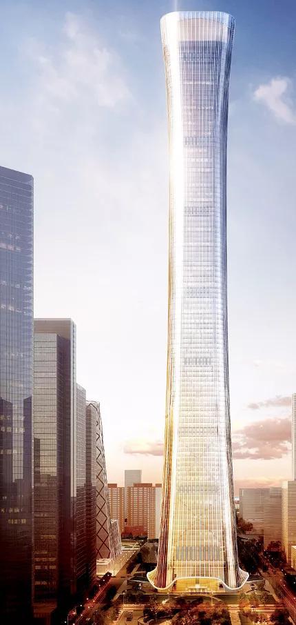 中国尊528米北京第一高楼(参建)上海环球金融中心492米世界第一高