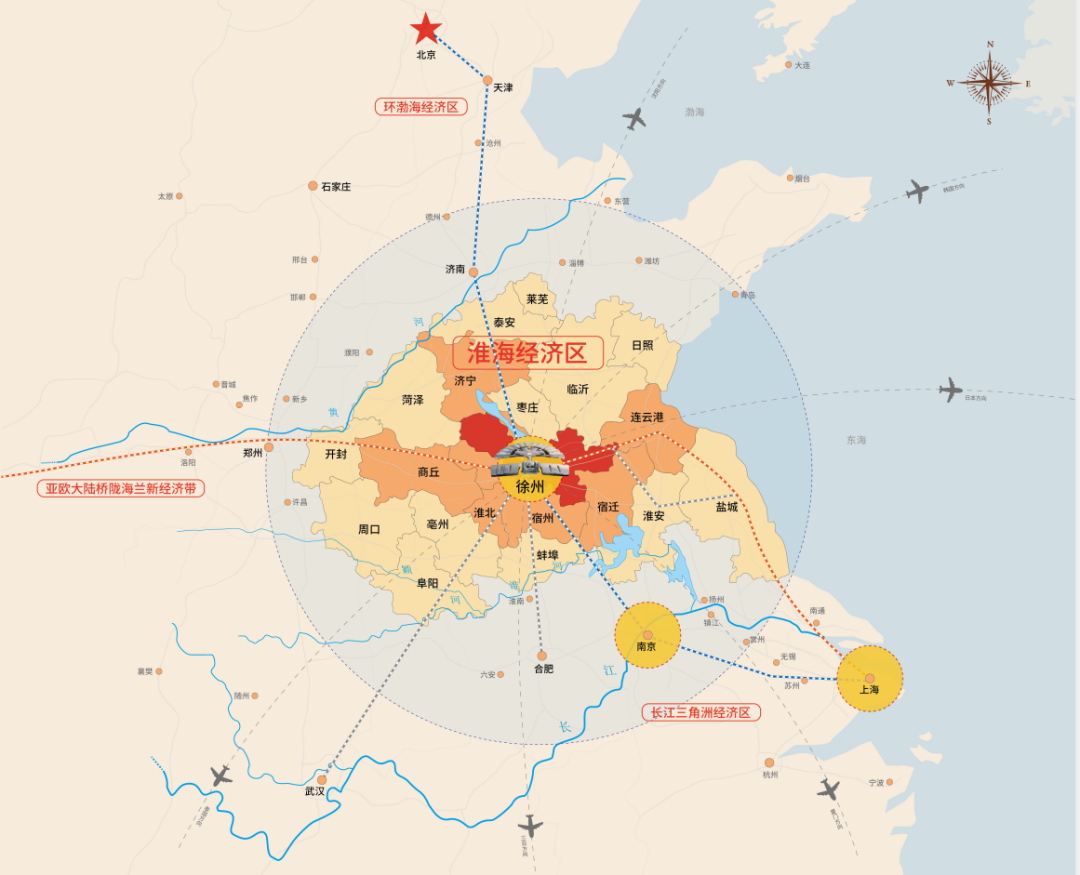 江苏徐州的地理位置图片