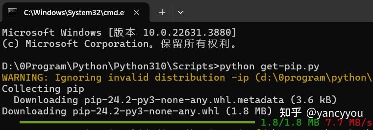 python重新安装pip方法 - 知乎