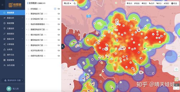 如何製作一張區域內各門店銷量熱力圖? - 知乎