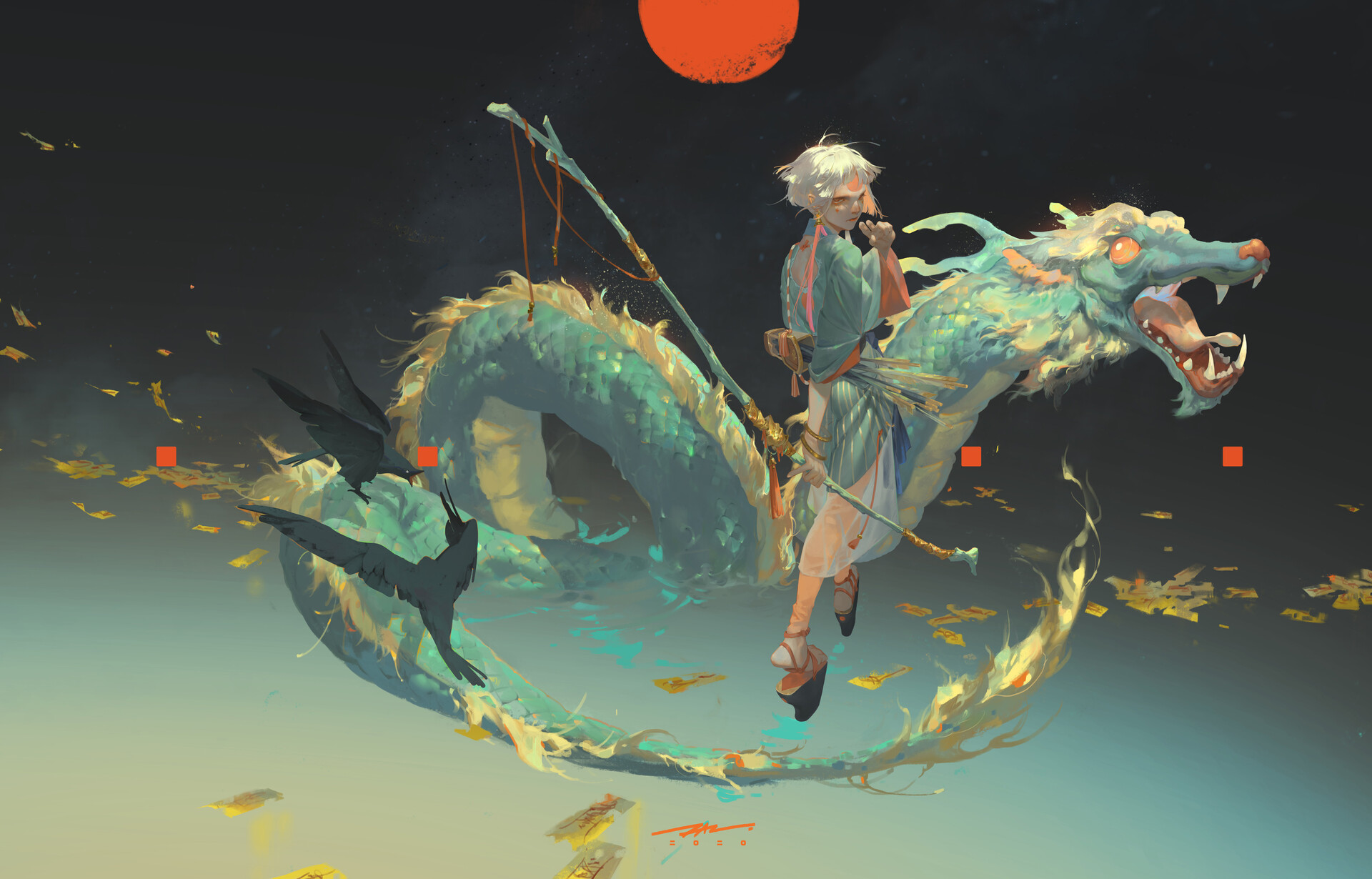 画师ask上色通透又清澈是怎么做到的