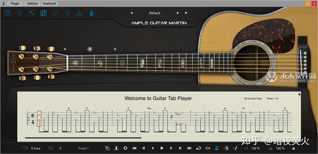虚拟乐器能够带给大家优美的吉他的音质效果