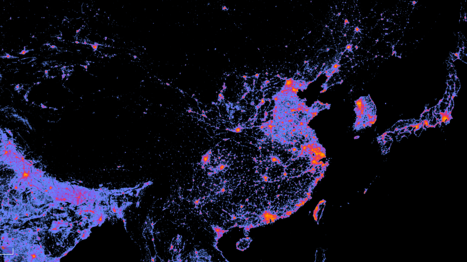 中美欧灯光地图 - 知乎