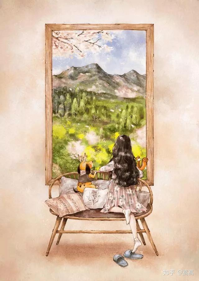 插画 | 敞开心扉,听听自己内心的声音.