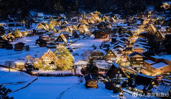 冬季 日本人冬天太会玩了,雪祭的花火,浪漫雪灯,暖汤落雪