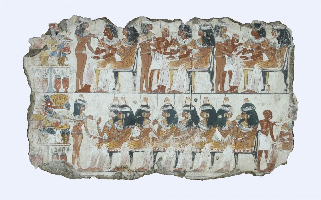 古埃及壁画之内巴蒙花园