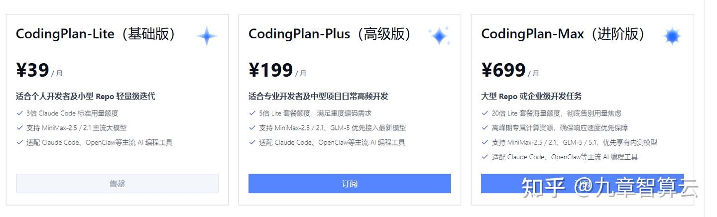 看遍了市面上的coding plan，我发现还是这个好用 - 知乎