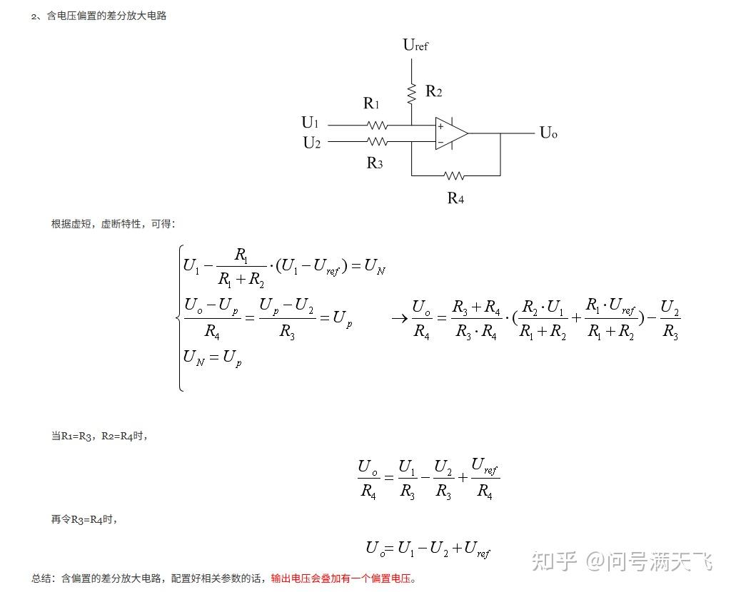 运放差分放大电路分析 - 知乎