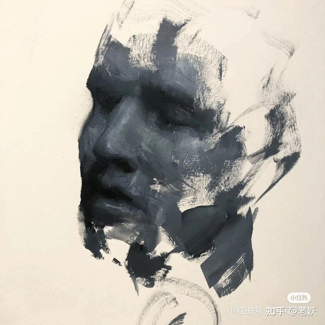 有没有跟这类似能当头像的色彩石膏头或者男青年头?