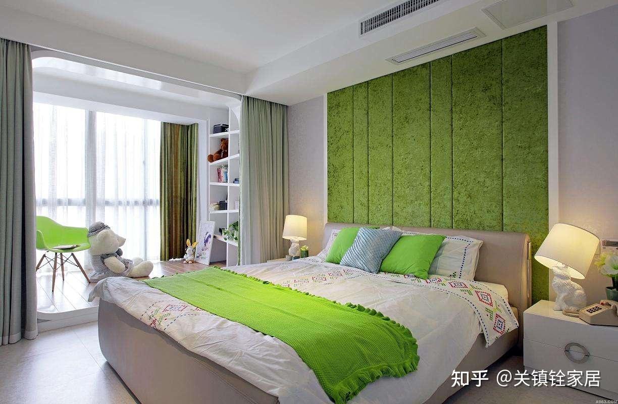 关镇铨家居|这样的绿色卧室,您能接受吗? - 知乎